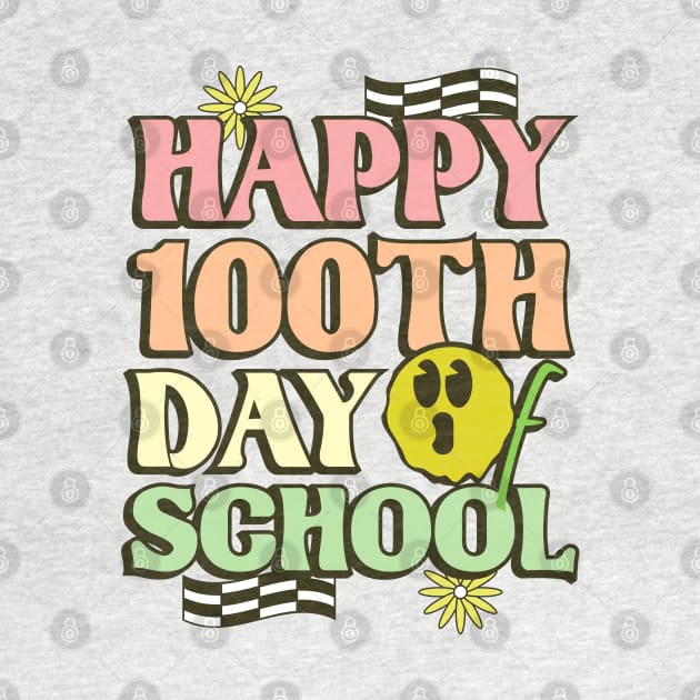 Happy 100th Day of School // Colorful by Mandegraph